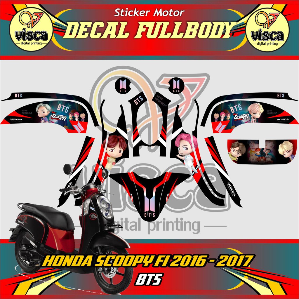Decal Scoopy Fi 2015 2016 Striping Scoopy Fi Lama BTS
