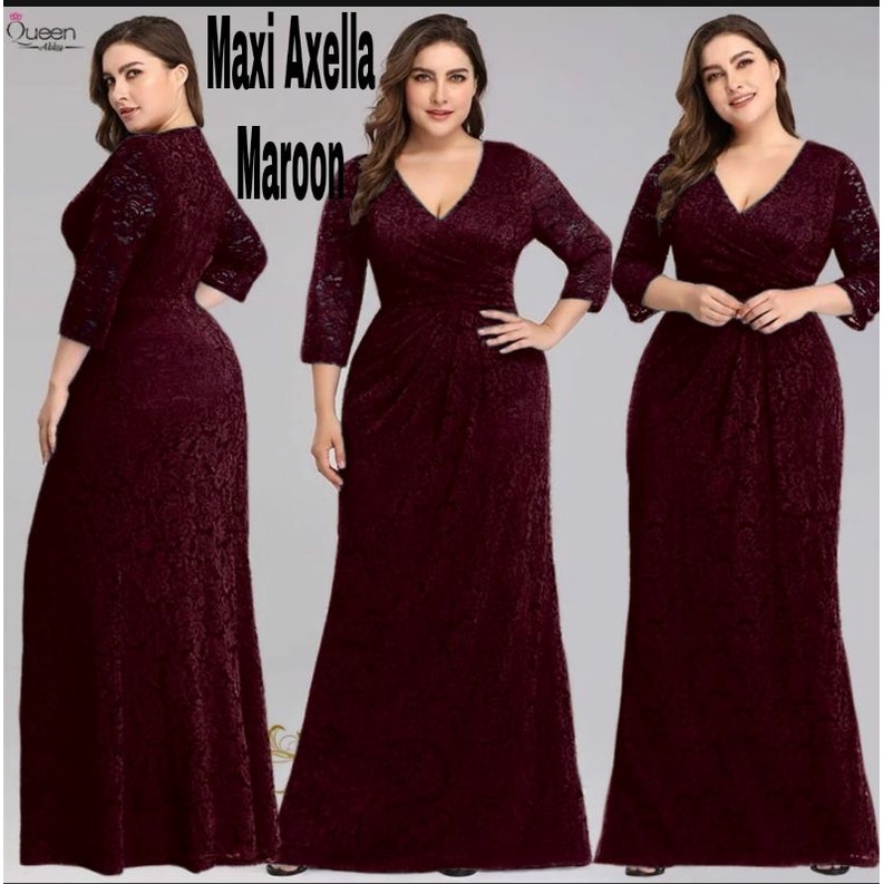 MAXY AXELLA BRUKAT FURING, MAXY DRESS