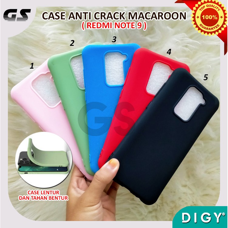 Redmi 9  MI 9A  MI 9C  MI NOTE 9 MI NOTE 9 PRO  TPU Case Casing anticrack Macaron  Warna