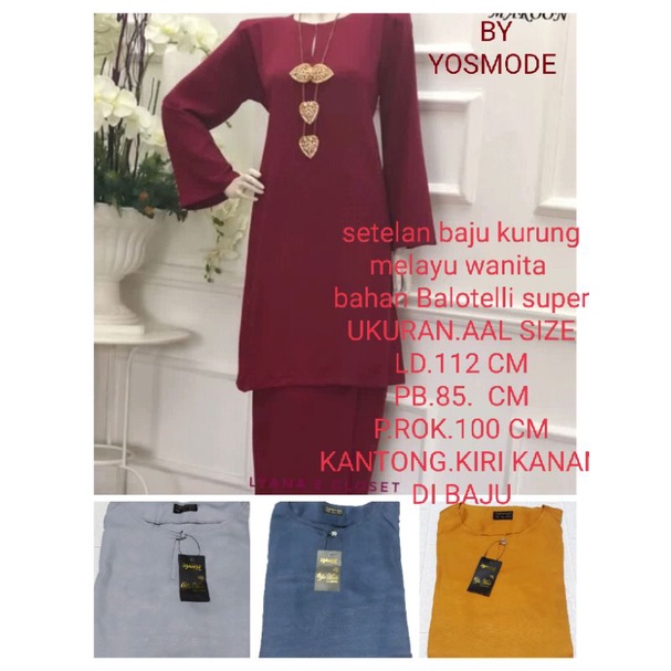 BAJU KURUNG MODREND BAJU KURUNG MELAYU WANITA/ BAJU KURUNG MALAYSIA MODEL TERBARU TAHUN INI HING QUA