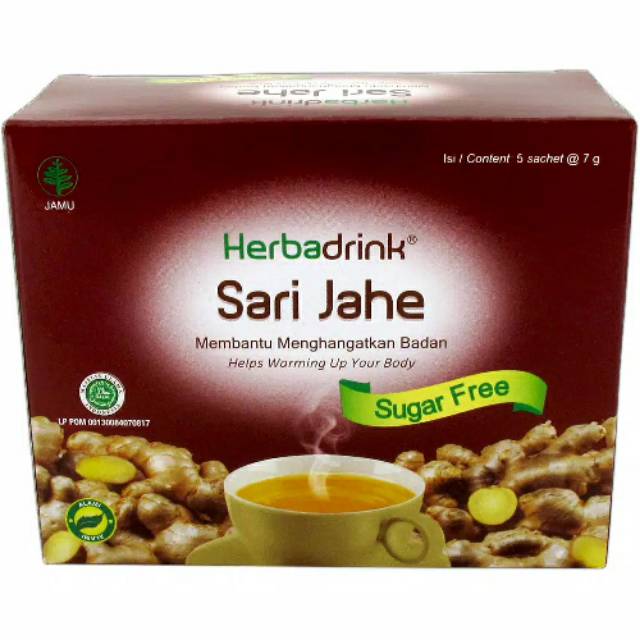 

Herbadrink sari jahe sugar free