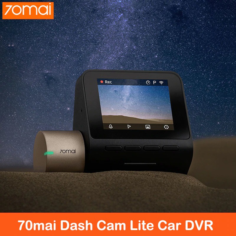 Xiaomi 70mai Midrive Dash Cam Lite Kamera Dashboard Mobil 1080P - D08 - Black