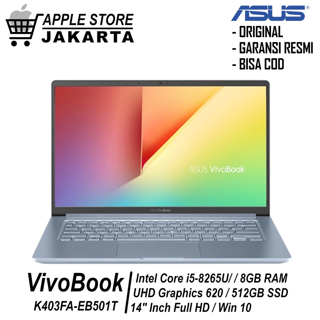 Laptop Asus VivoBook K403FA-EB502T 14 Inch FHD i5-8265U