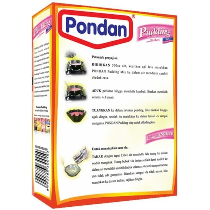 PONDAN PUDING MASAK STRAWBERRY 200 GRAM