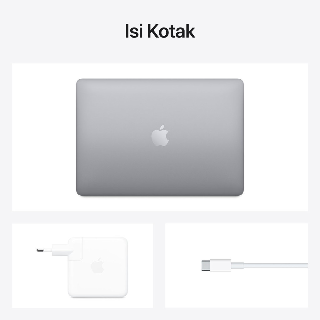 Apple MacBook Pro (13.3 inci, M1, 2020) 8GB RAM, 256GB SSD, Space Grey-5