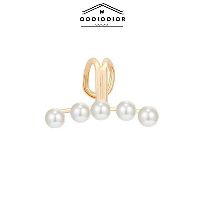 COD✨1PCS Klip Telinga berbentuk U Mutiara High-end Tanpa Desain Niche Sederhana Wanita Tindik- cl