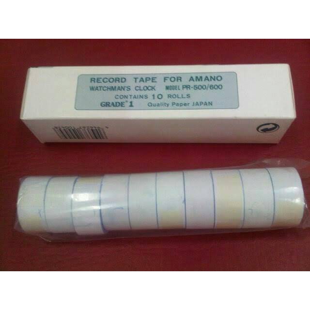 KERTAS AMANO PR-600 / 500 - LABEL / RECORD TAPE