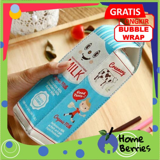 

Kotak Pensil Bentuk Kotak Susu / milk tempat alat tulis tempat pensil