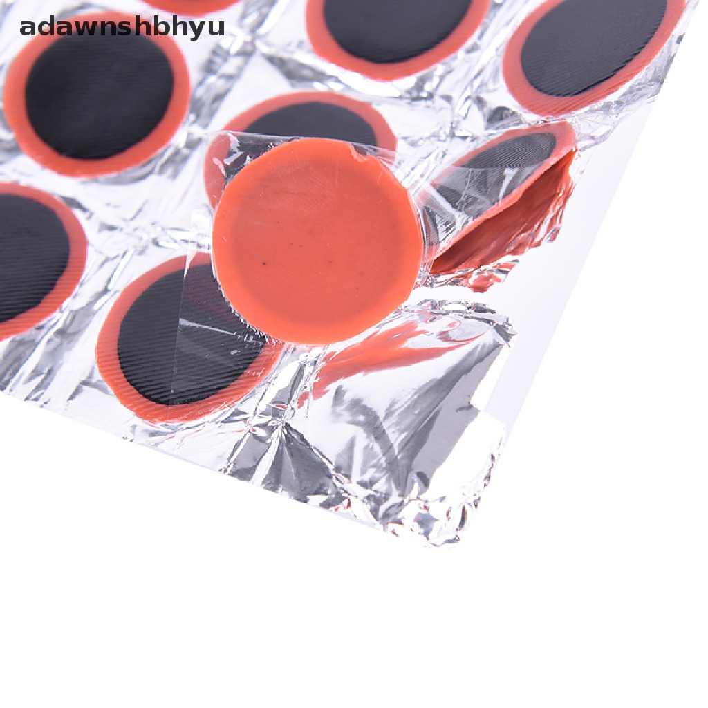 [adawnshbhyu] 48pcs 30mm Putaran Ban Sepeda Tusukan Tambal Ban Ban Dalam Tusukan Repair Pad