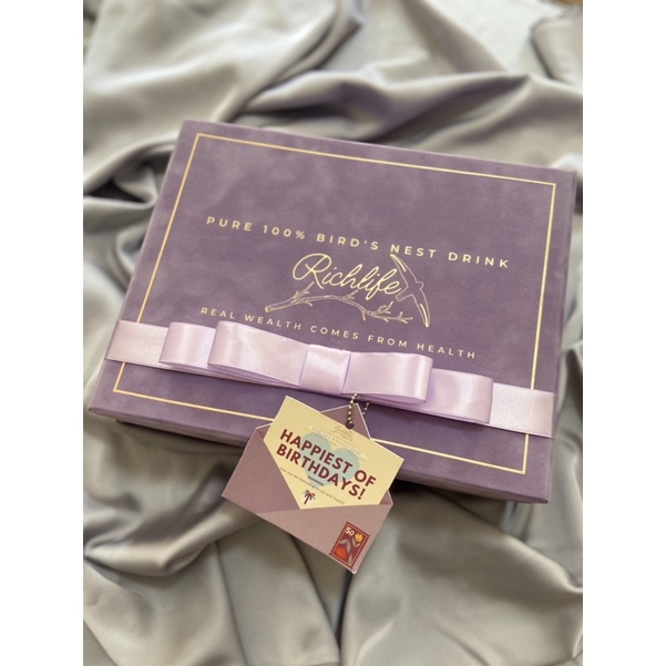 

Hampers GIFTBOX Minuman sarang burung walet /birdnest drink 100% Asli