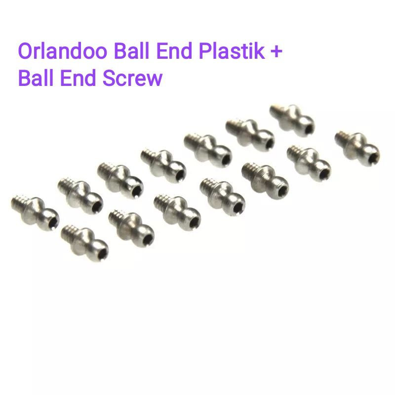 Orlandoo 1/35 Ball Screw & Ball End Plastik Rod End Set