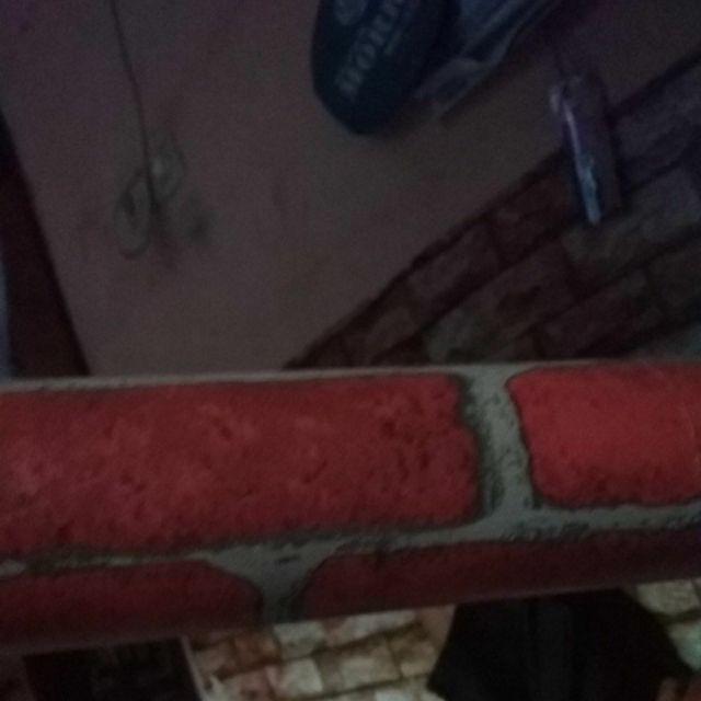 Grosir Murah Wallpaper Sticker Dinding Motif Batubata Merah Elegant Indah Modern Keren Klasik 10m