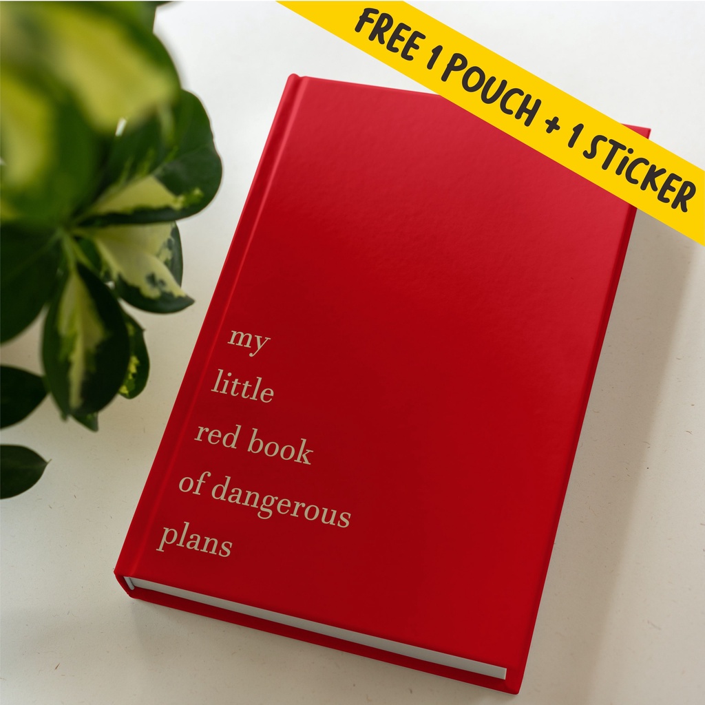 

Notebook Agenda, Dotted, dan Polos Red Book