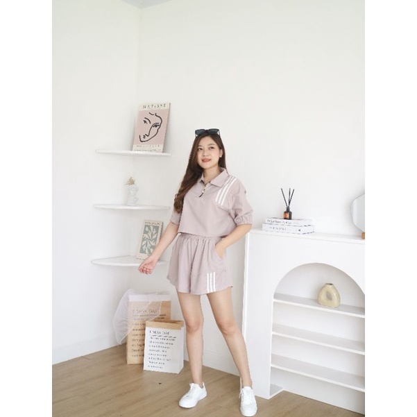 JENNIE SET - Celana Pendek - Setelan Wanita - Homewear