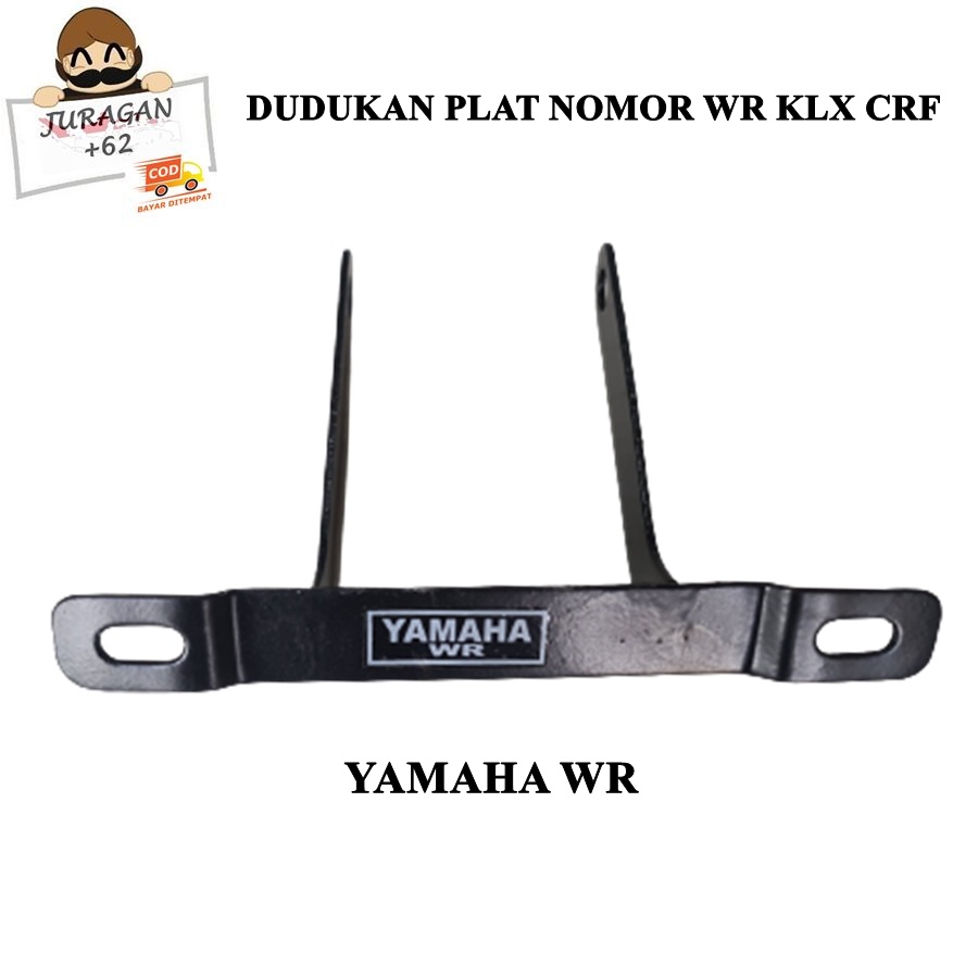 DUDUKAN PLAT NOMOR DEPAN BELAKANG KLX CRF WR 150 250 BRACKET BREKET NOPOL