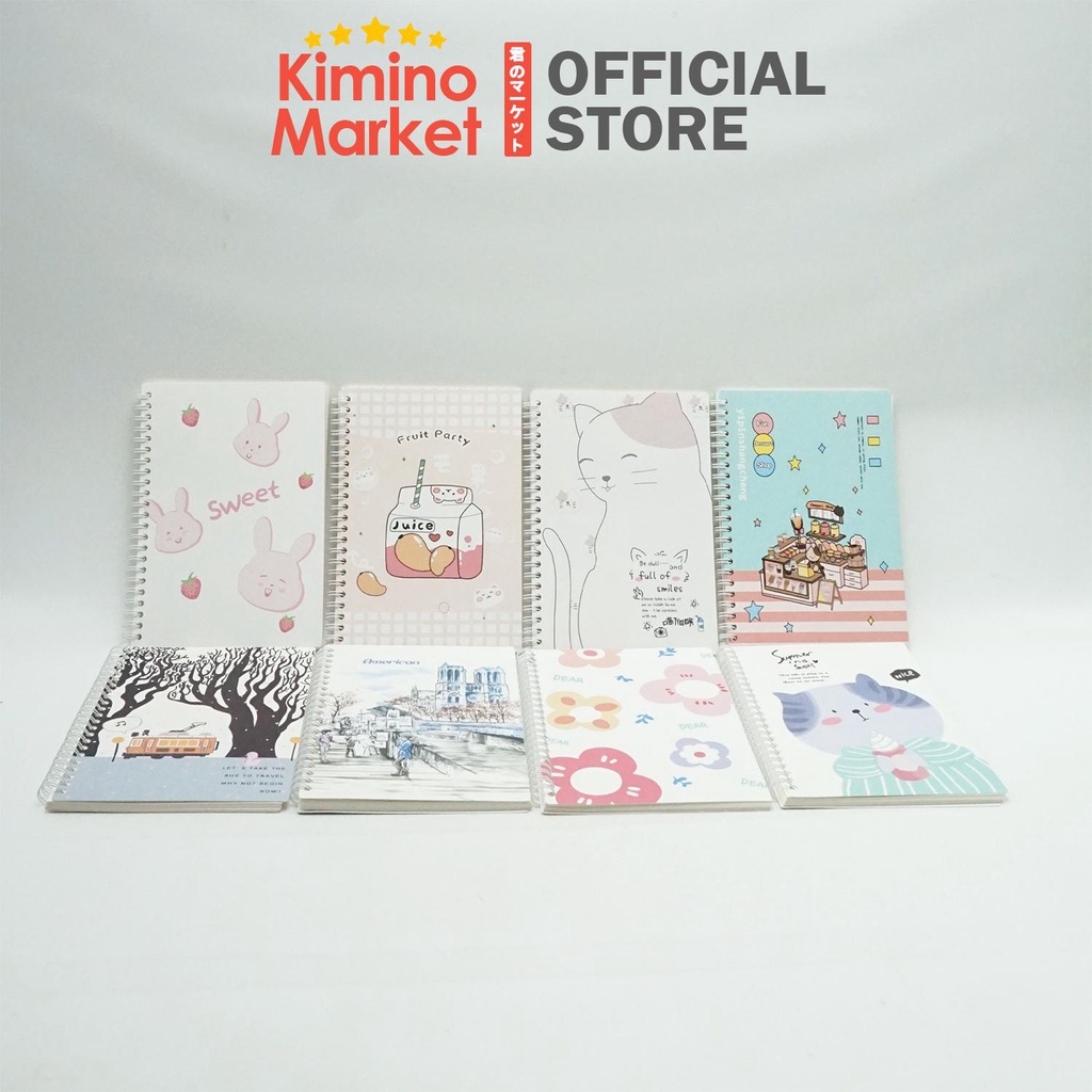 Notebook Aestetic Buku tulis dengan cover Lucu Buku Tulis anak Buku tulis diary