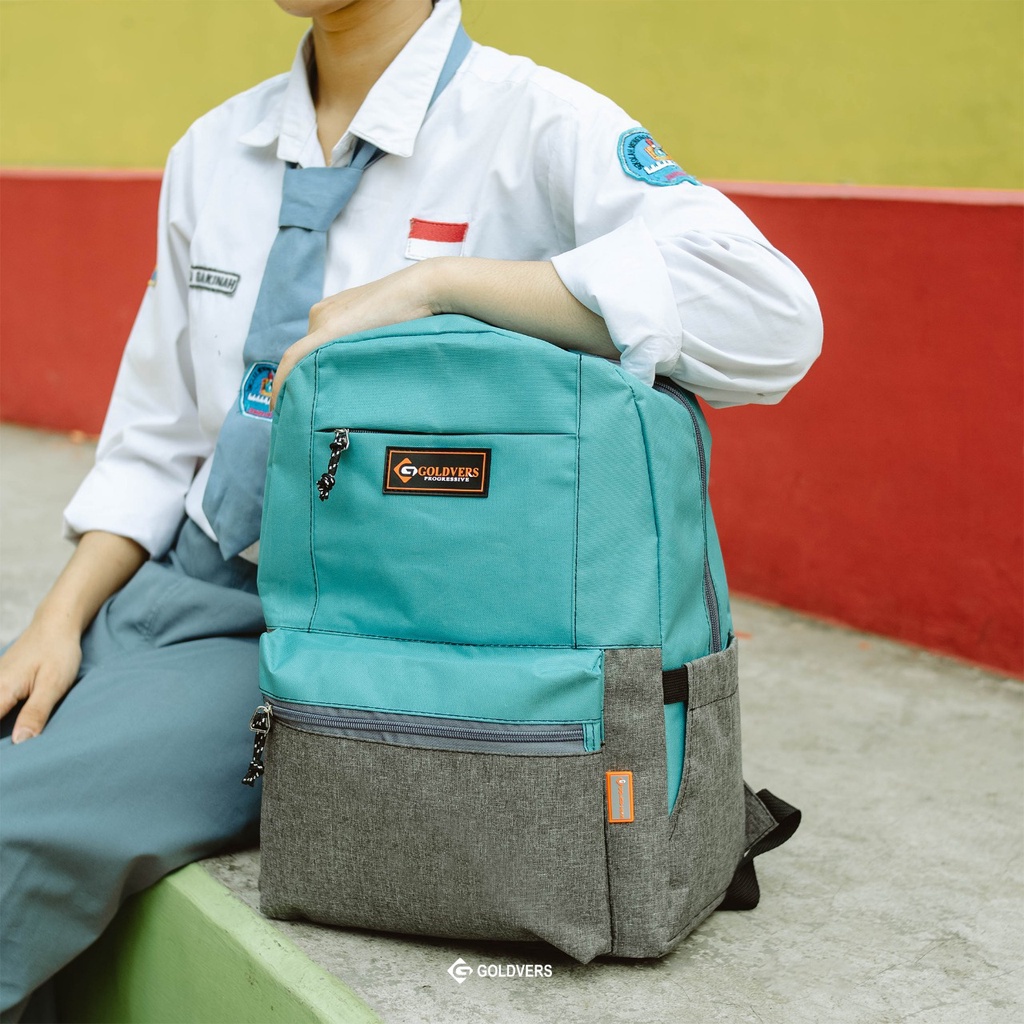 Tas Ransel Anak Sekolah Pria Wanita Laptop 14inc Free Raincover