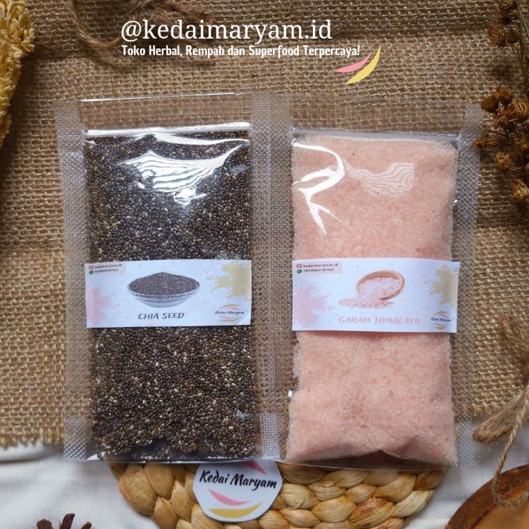 

Chia Seed Garam Himalaya Paket Hemat Chia Seed Garam Himalaya