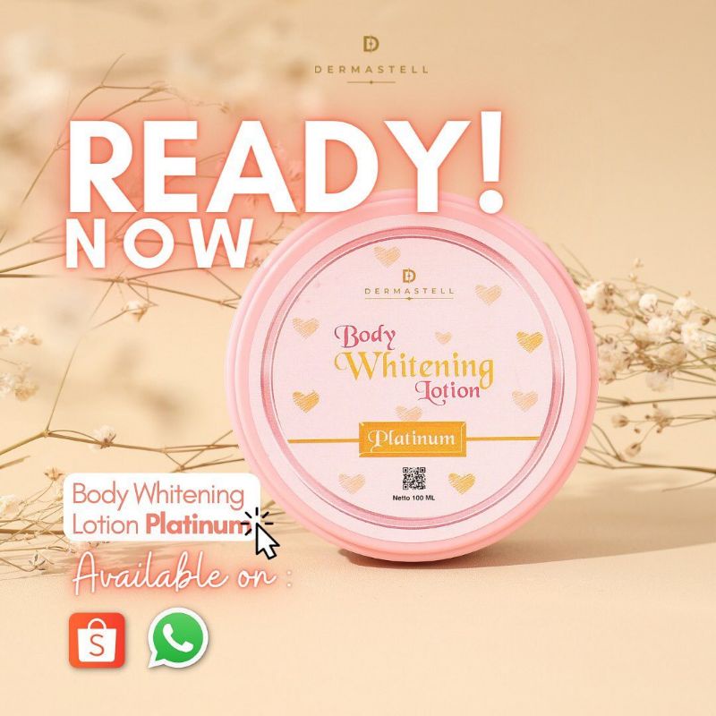 bodylotion DERMASTELL Body Whitening Lotion Platinum