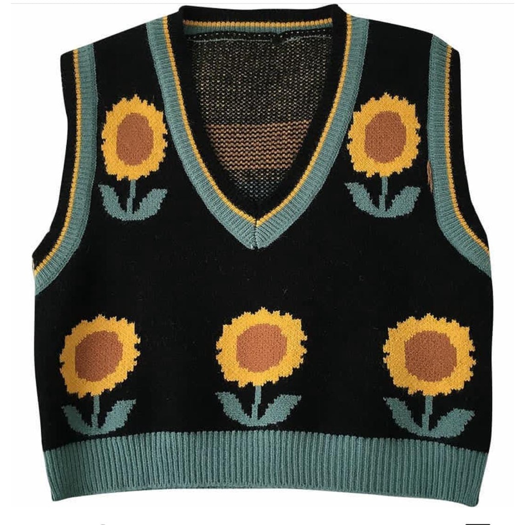 rompi rajut wanita terkini