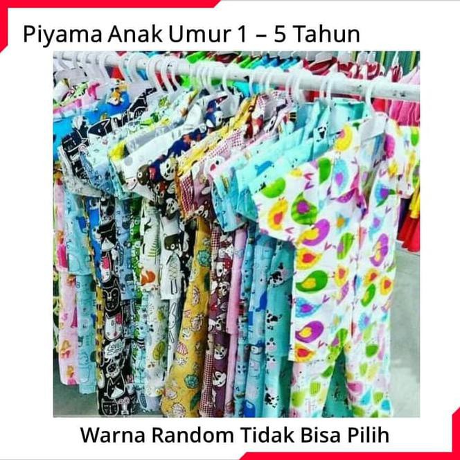 205Q PIYAMA ANAK / BAJU TIDUR PIYAMA ANAK PEREMPUAN LAKI LAKI UMUR 1-5TH Y7HG