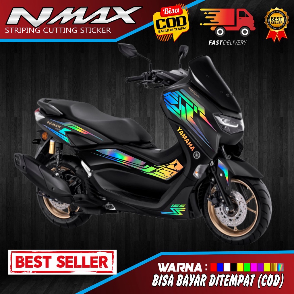 STICKER LIS BODI NMAX BARU CUTTING VARIASI LIS BODI NMAX KEREN