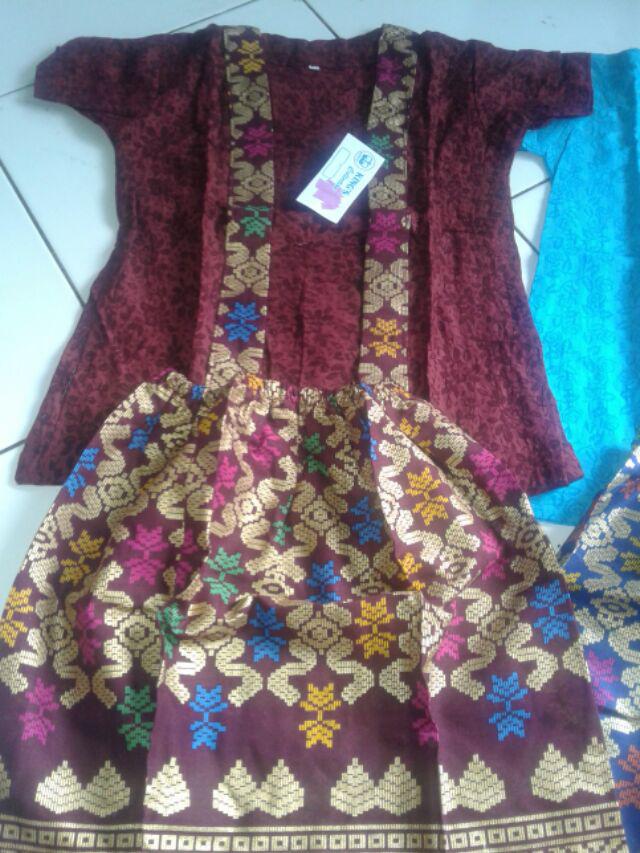 Stelan Kutubaru Dan Rok Pendek Batik Anak Size 3 (6-7th)