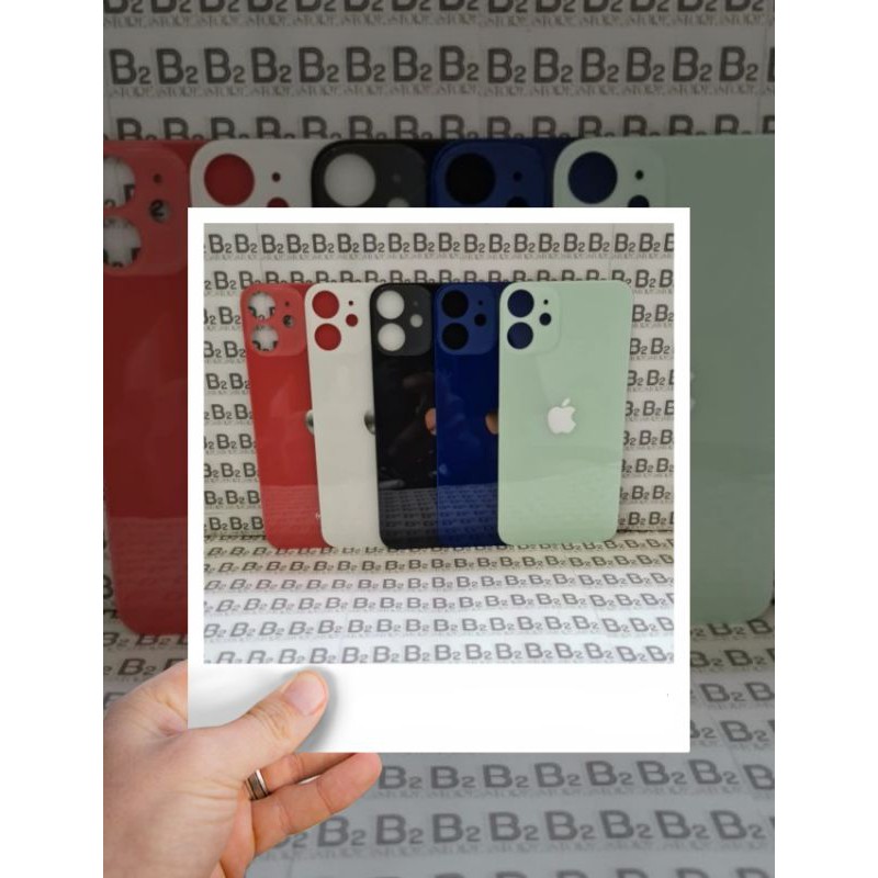 Backdoor Tutup Belakang BackCover Back Casing Iphone 12 Mini Original - White
