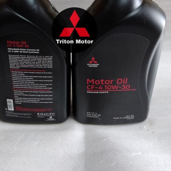 ❂ Oli Diesel / Oil Mesin CF-4 10W-30 (Asli Mitsubishi) Pajero Sport ➵