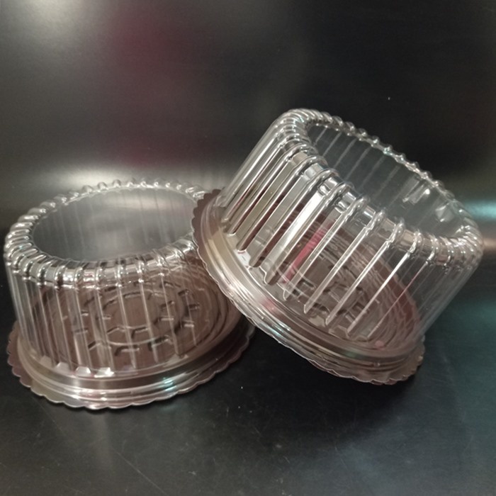 Mika Brownies Bulat/Cake Bolu 10pcs/Mika Plastik Kue/Cake Tray 20cm/Mika Tumpeng