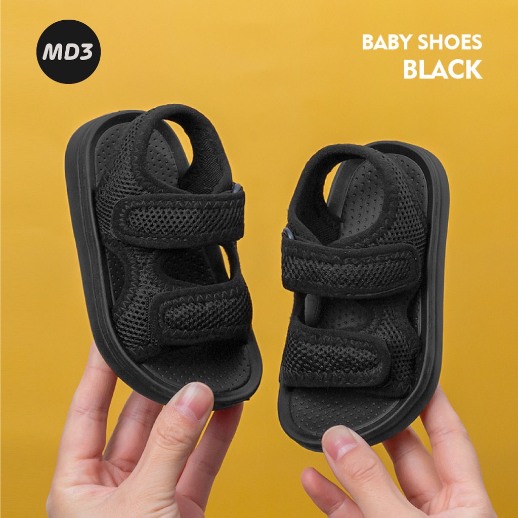 LAPAGO - Sepatu Sandal Anak Kain Jala Lembut Laki laki Perempuan Umur 1-5 Thn Bahan Eva Type MD