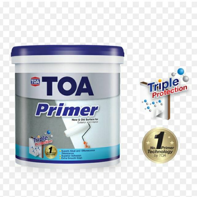 CAT TOA EXTERIOR DAN INTERIOR TOA PRIMER 2,5 LITER