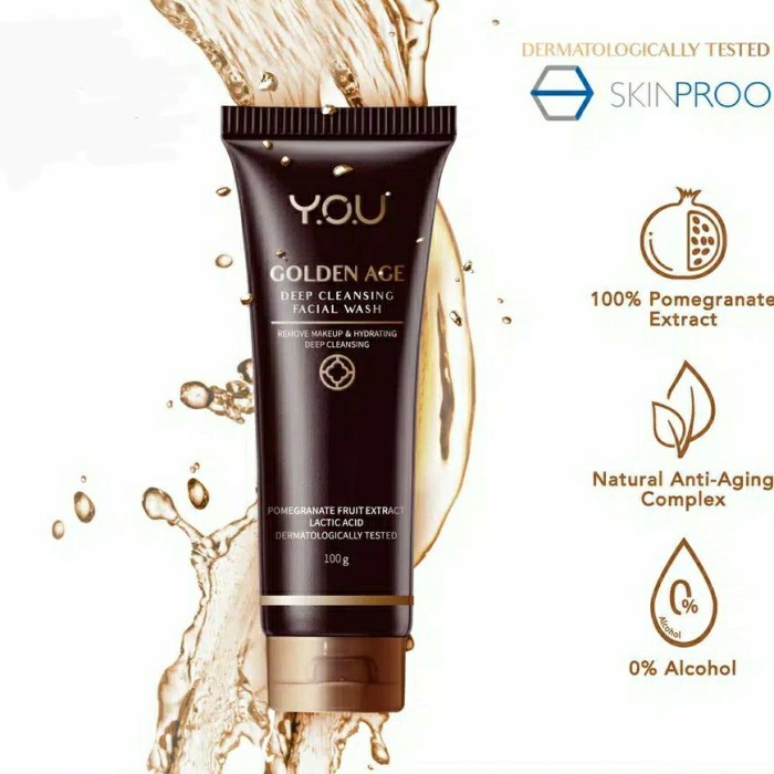 YOU GOLDEN AGE DEEP CLEANSING FACIAL WASH 100 GRAM