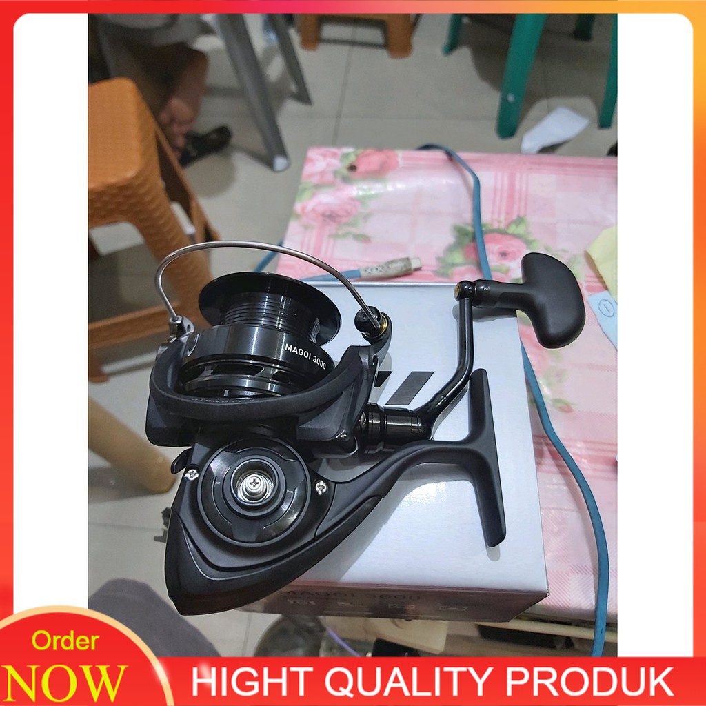 [PROMO SPECIAL] Fishing Reel Daiwa Magoi 3000 Reel Power Handel Body Metal