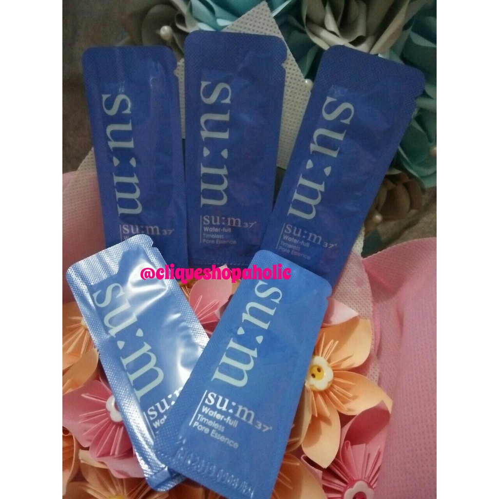 SU:M37 Water-full Timeless Pore Essence Sachet