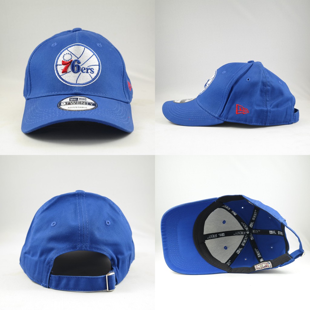 TOPI SNAPBACK MELENGKUNG PHILADELPHIA 76ERS BIRU