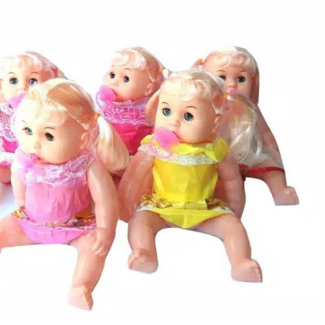 ✵ Mainan Boneka Bayi Anak Bisa Nangis mainan bayi ➫