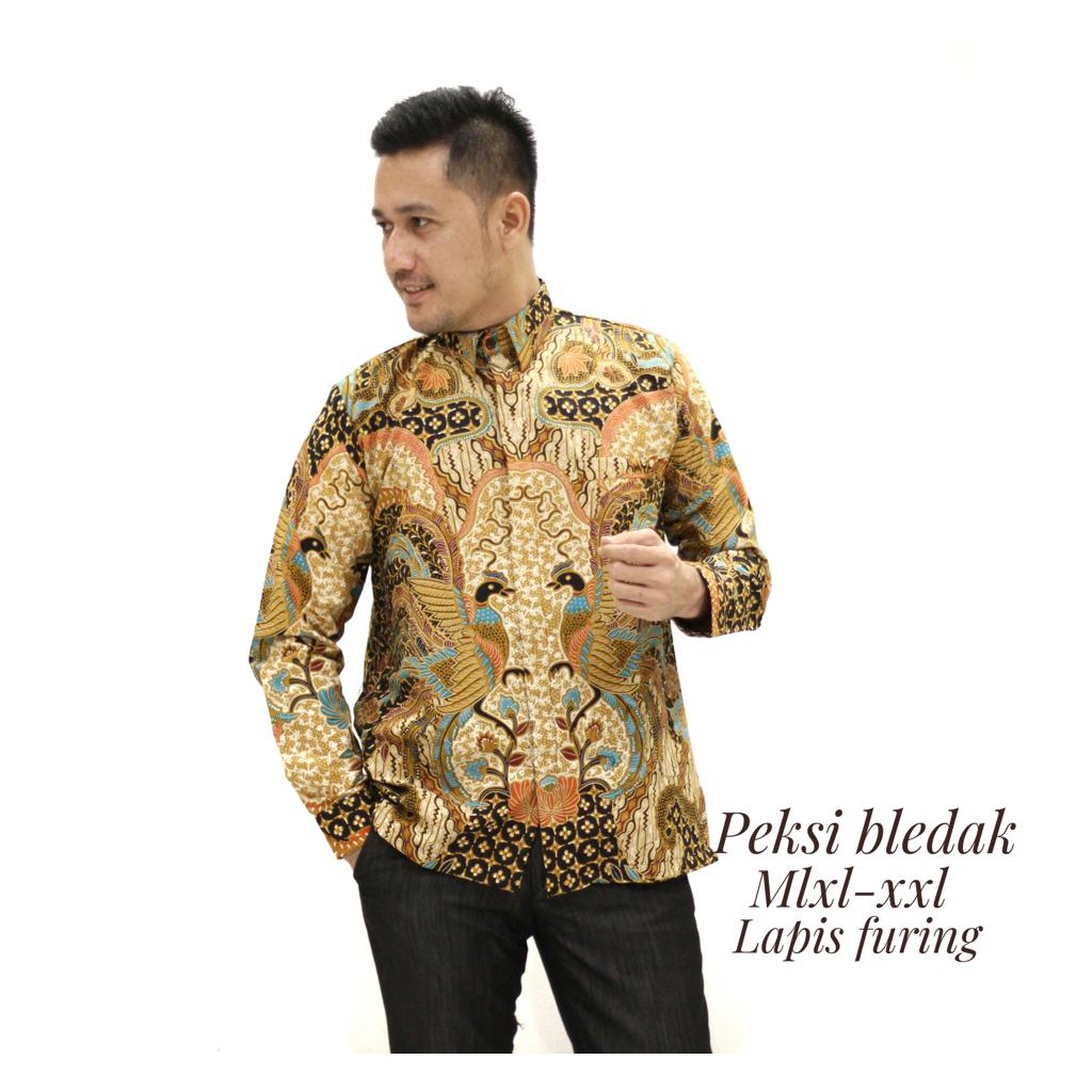 Kemeja Batik Solo Lengan Panjang