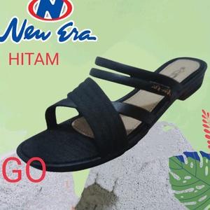 gos NEW ERA LB 10051 Sandal Wanita Tali Silang Slop Wanita Karet Sendal Wanita Kekinian Slip Sandal 