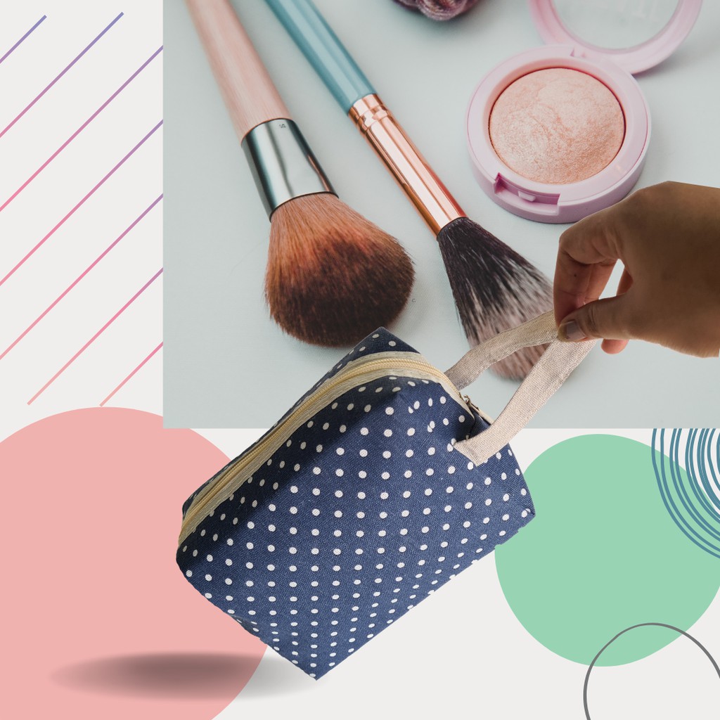 Dompet Kunci & HP - pounch make up-dompet kosmetik-dompet katun-dompet wanita- dompet tenteng-pounch