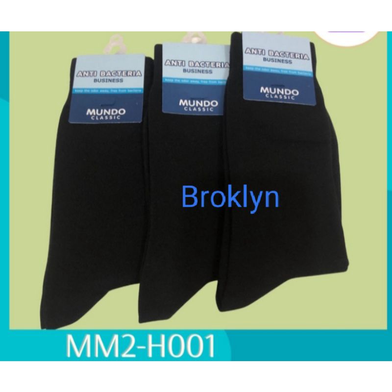 Mundo Anti Bakteri kaos kaki pria katun