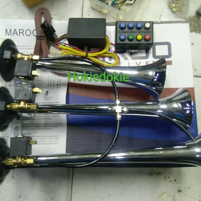 paket telolet 8 tombol HDi 8 tombol dan klakson 3 corong angin maroo