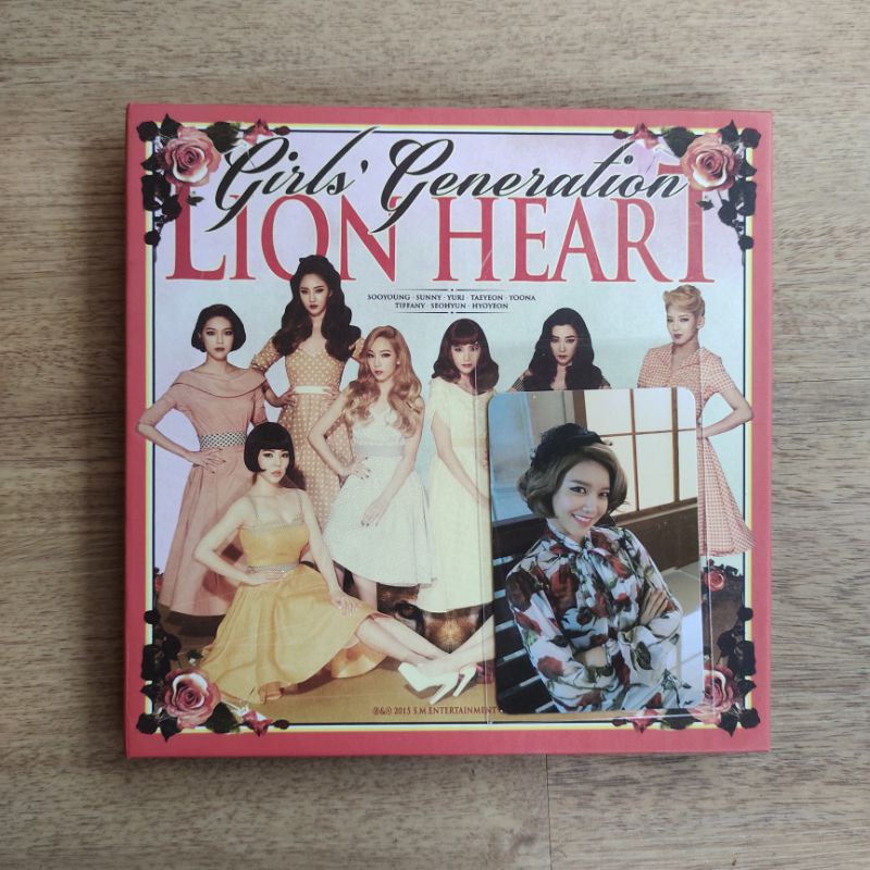 album snsd - lion heart with sooyoung photocard // pc photo card taeyeon jessica tiffany yuri sunny 