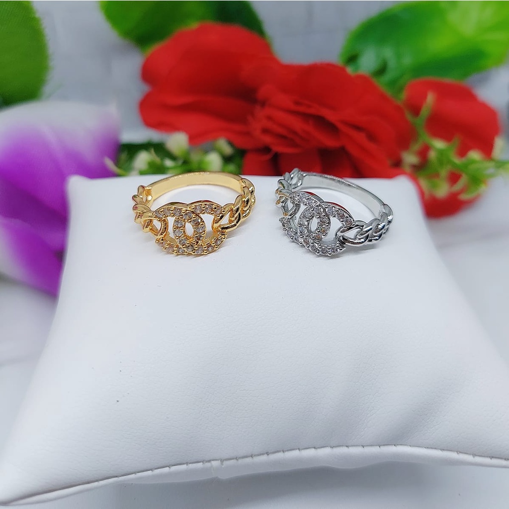 Cincin Xuping Permata Lapis Emas 87A-88A