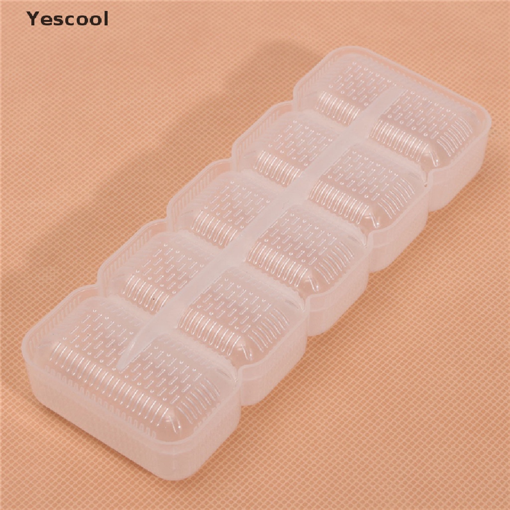 Yescool Cetakan Sushi Nigiri Jepang 5 Slot Anti Lengket