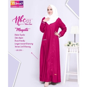 Nibras Gamis Terbaru 2022 Promo - NBA 37 - Fashion Muslim