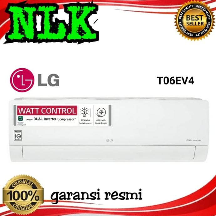 AC LG T 06 EV4 1/2 pk DUAL COOL INVERTER 0.5pk