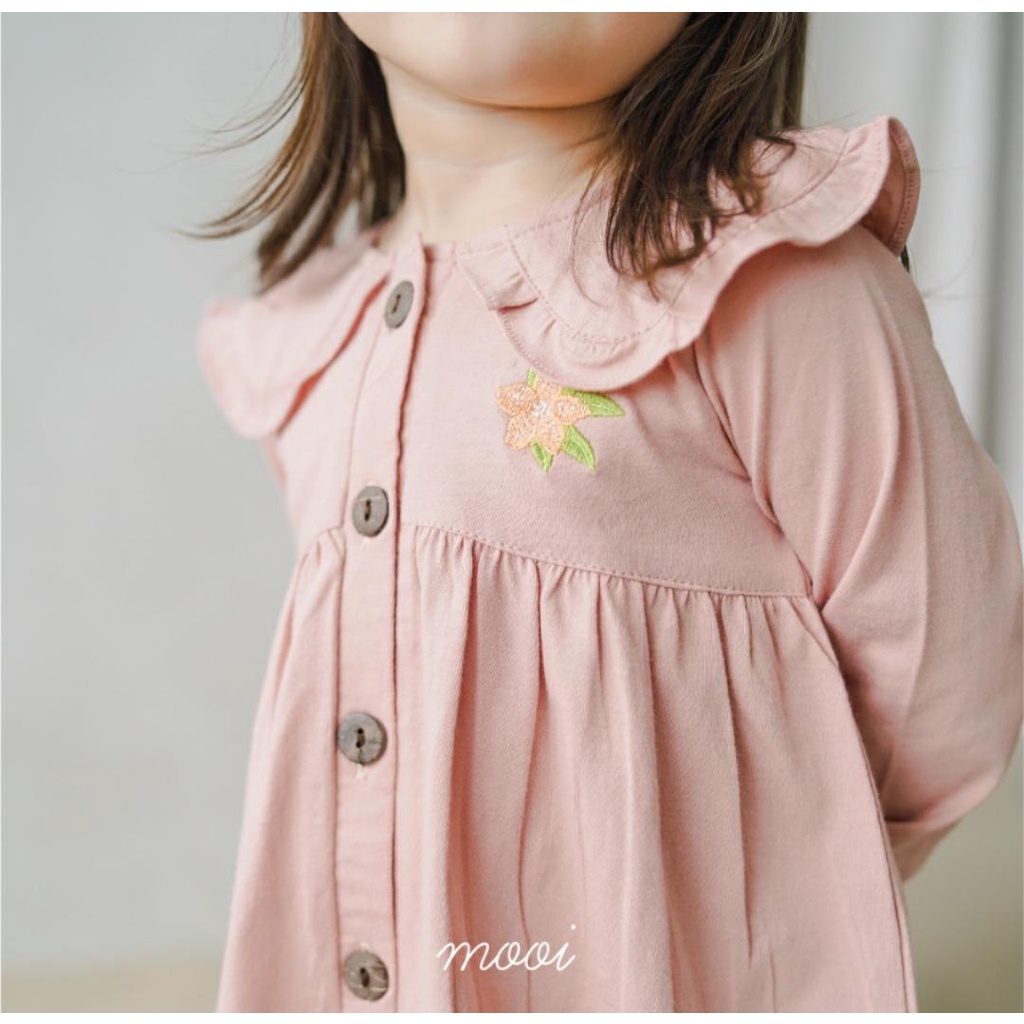 MOOI SHEENA RUFFLE DRESS / DRESS ANAK PEREMPUAN / DRESS