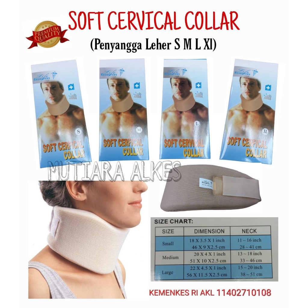 Cervical Collar Soft - Penyangga Leher Lembut Liferesources - Neck Collar