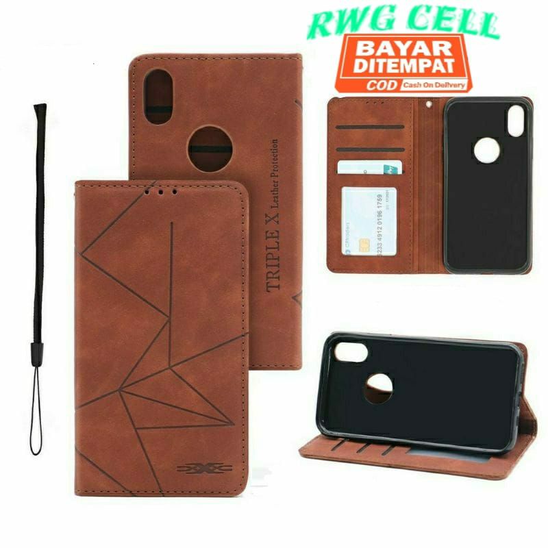 VIVO V5 V5S V7 V7+ V9 V11 V11 PRO V15 V15 PRO V17 PRO V19 V20 SE Leather Flip Case Wallet Standing Cover Soft Flip Magnet